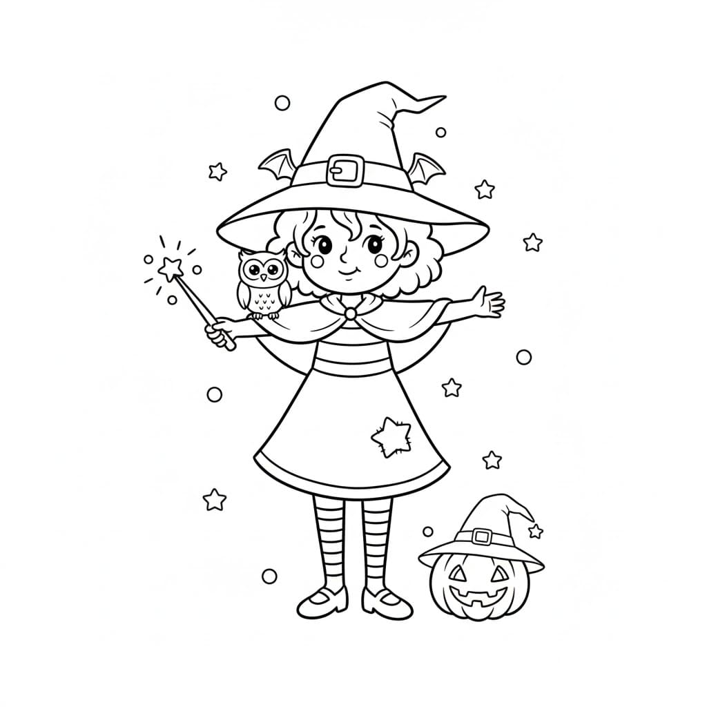 Cô Bé Phù Thủy Xinh Đẹp