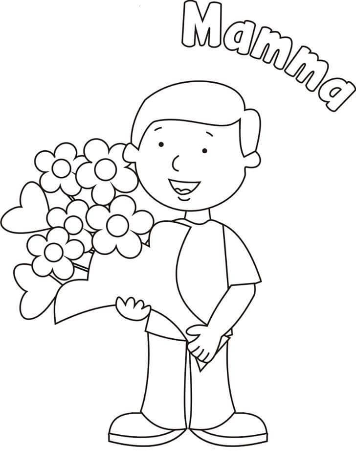 Con Trai Tặng Mẹ Hoa Ngày Phụ Nữ 8-3