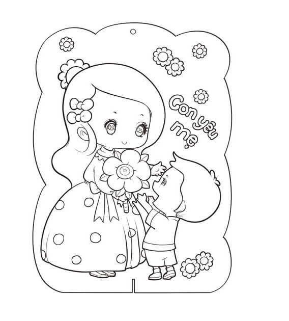 Con Gái Tặng Mẹ Hoa Ngày Quốc Tế Phụ Nữ 8-3