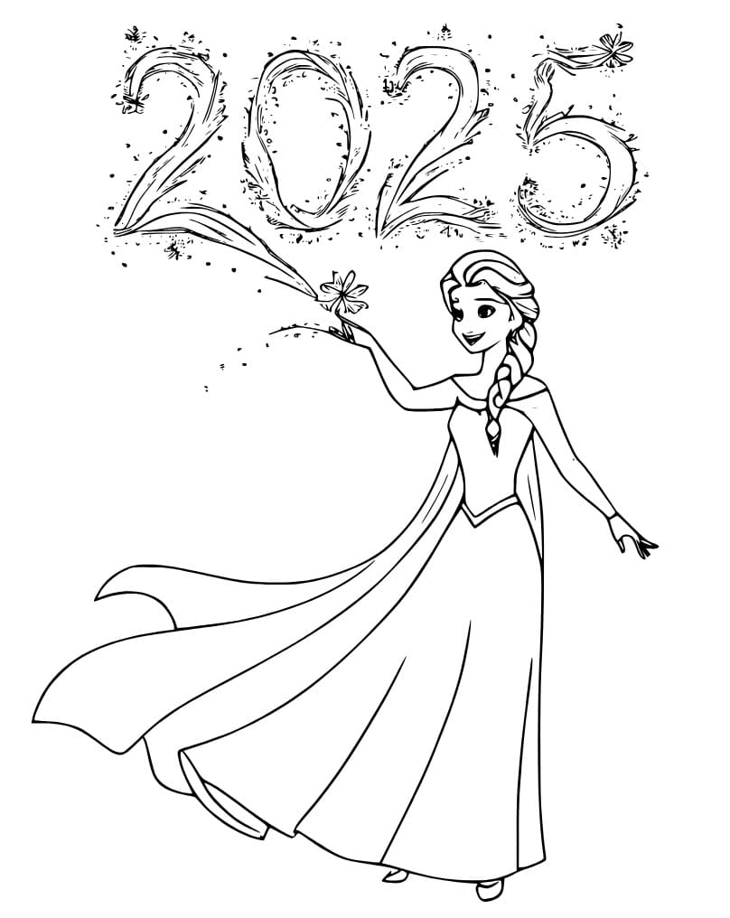 Elsa Chúc Mừng Năm Mới 2025