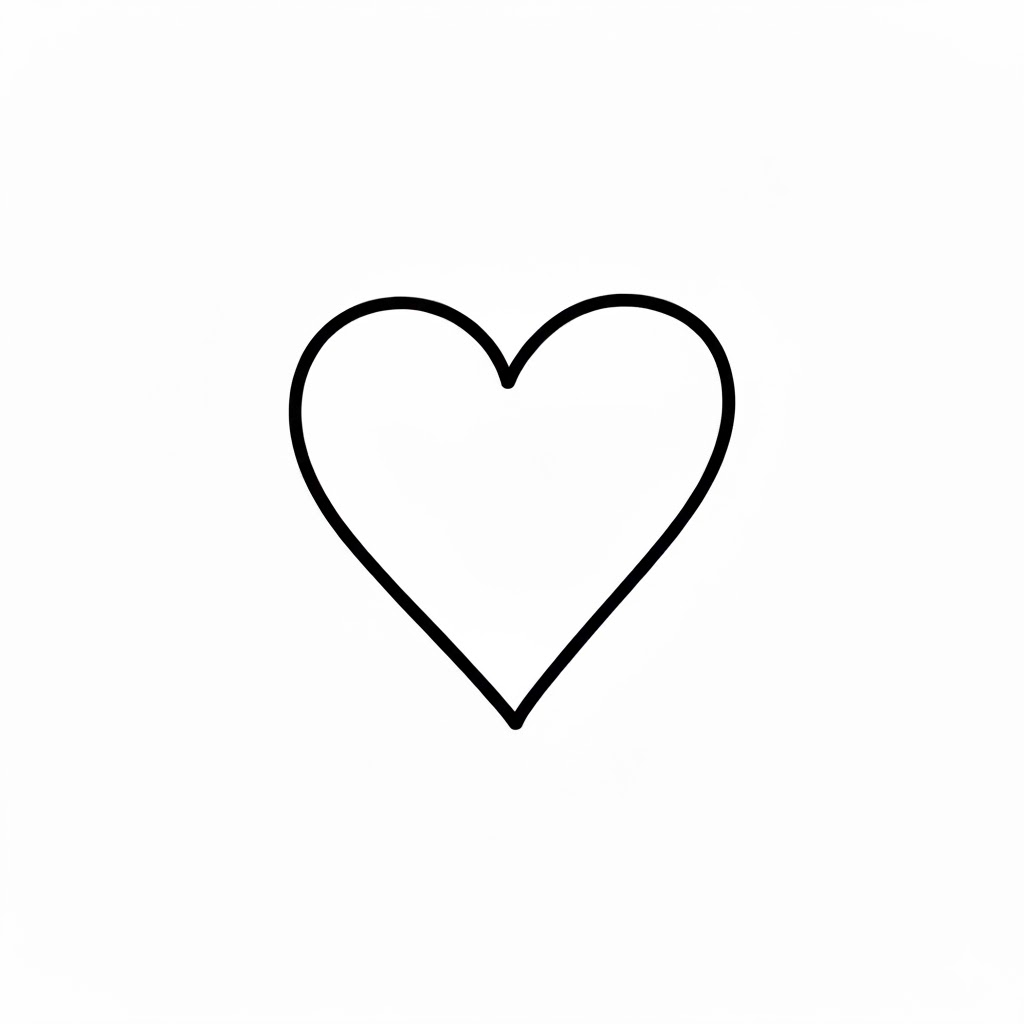 Hình Trái Tim Đơn Giản