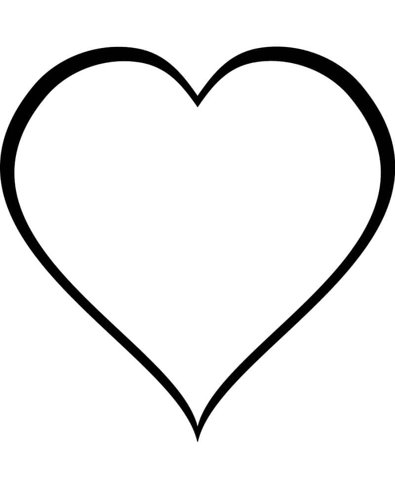 Hình Vẽ Trái Tim Đơn Giản