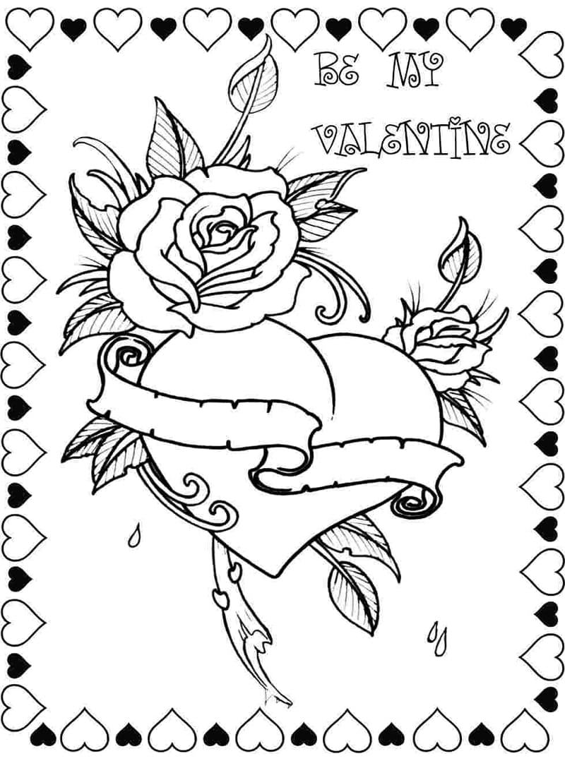 Hoa Hồng và Trái Tim Tình Yêu