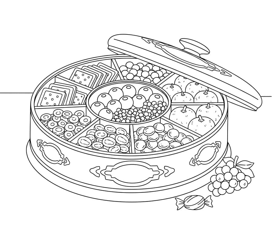 Hộp Bánh Kẹo Ngày Tết Nguyên Đán