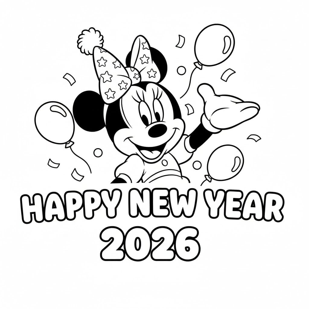 Minnie Chúc Mừng Năm Mới 2026
