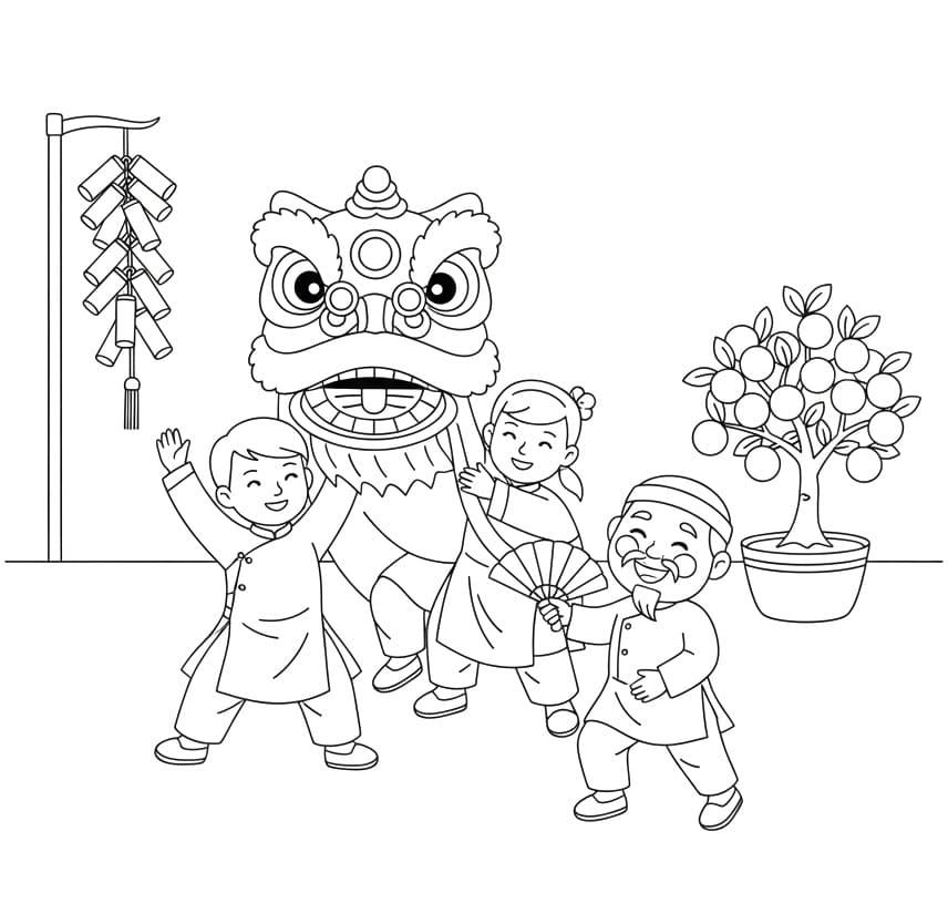 Múa Lân Ngày Tết Nguyên Đán