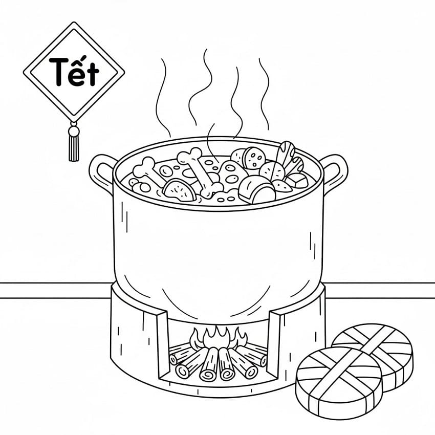 Nồi Hầm Ngày Tết Nguyên Đán