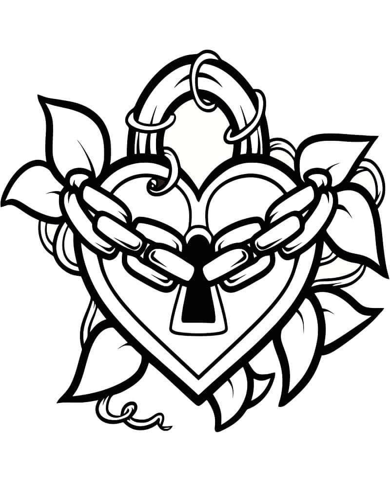 Ổ Khóa Hình Trái Tim