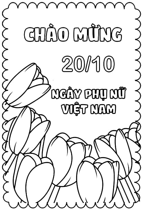 Thiệp Chúc Mừng Ngày Phụ Nữ Việt Nam