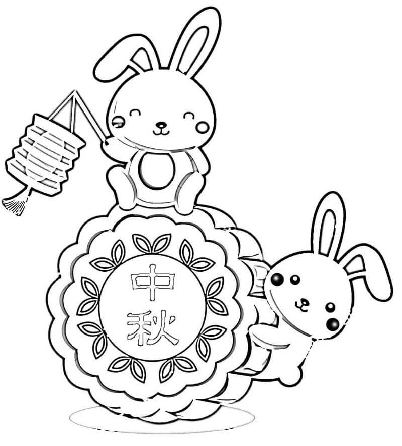 Thỏ và Bánh Trung Thu