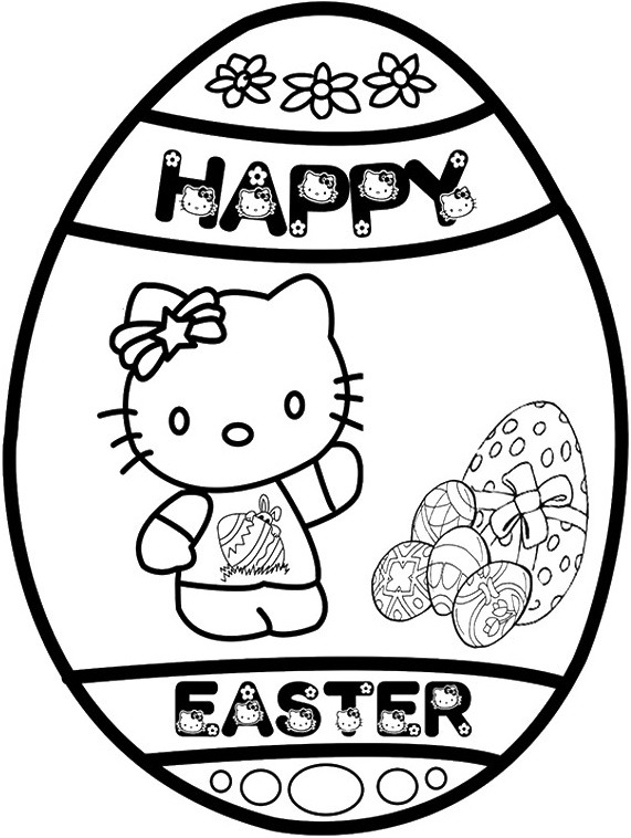 trứng phục sinh hello kitty