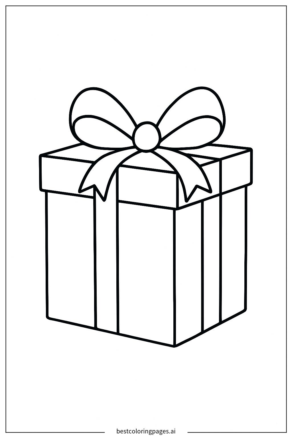 Wrapped gift box
