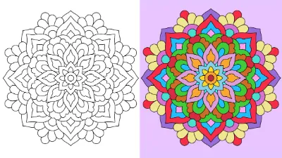 Trang Tô Màu Mandala