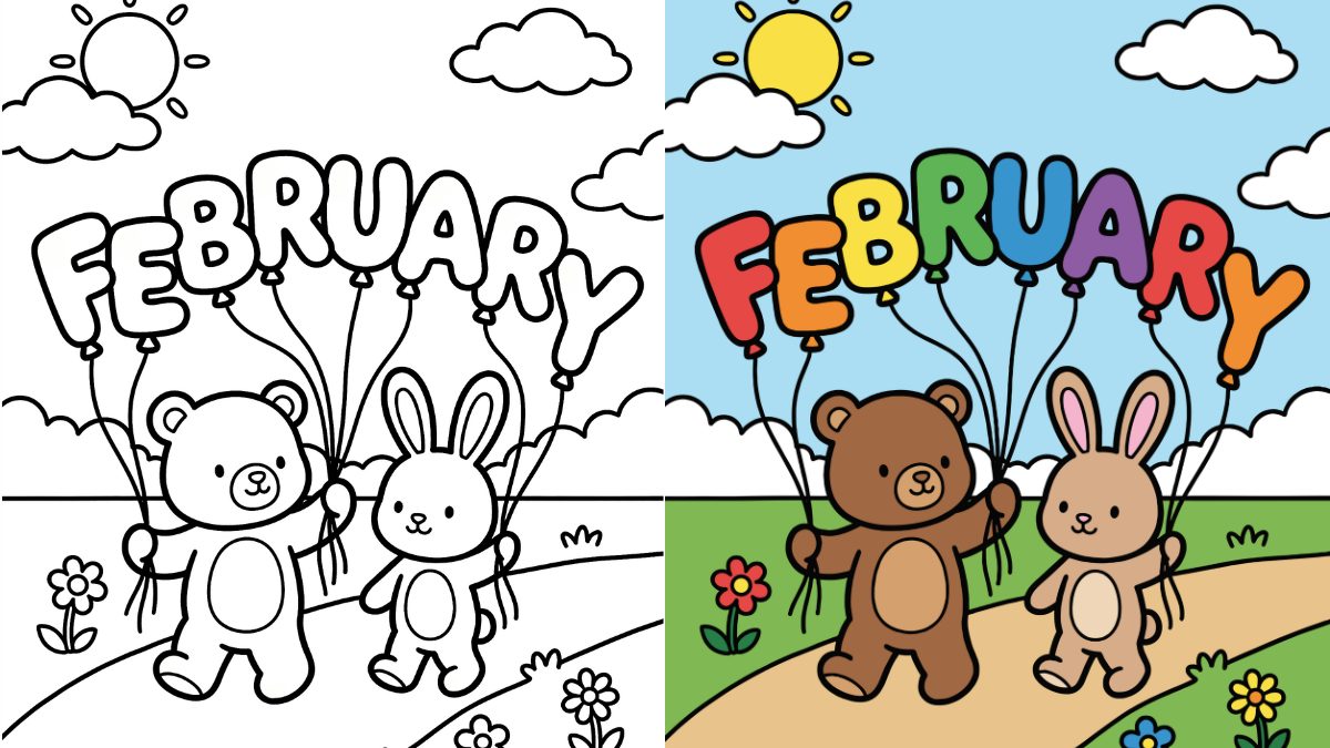 Trang Tô Màu Tháng Hai