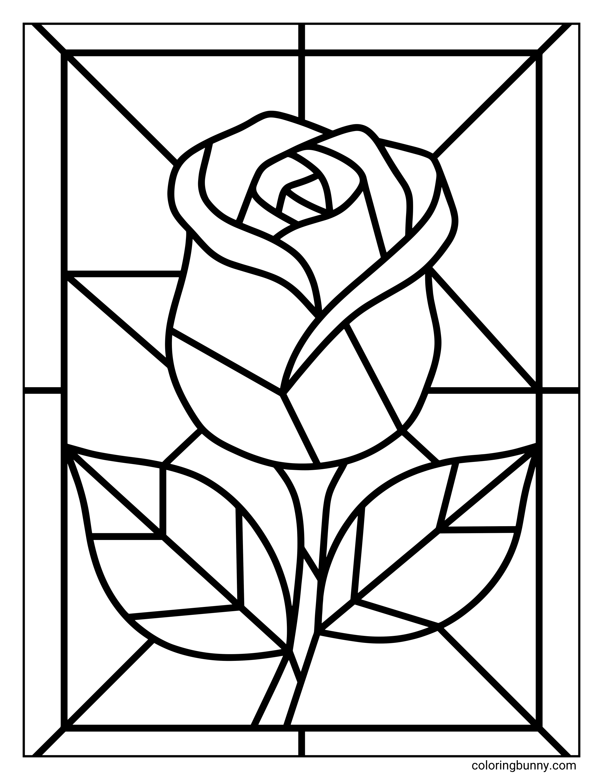 Trang Tô Màu Hoa Hồng Kính Màu