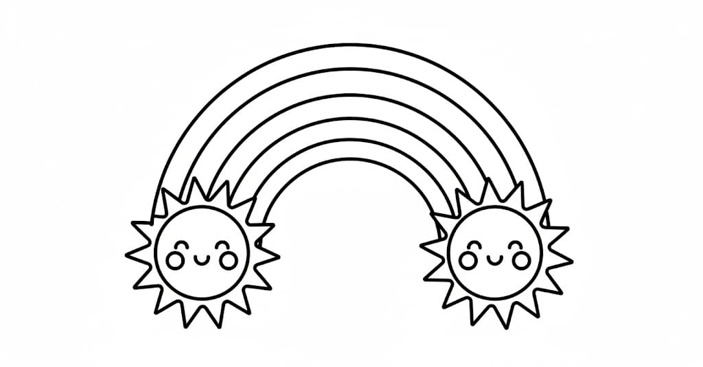 2 Mặt Trời Và Cầu Vồng