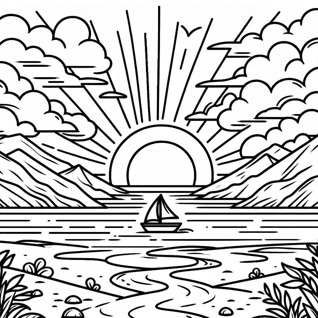 Cảnh Hoàng Hôn Đẹp Nhất