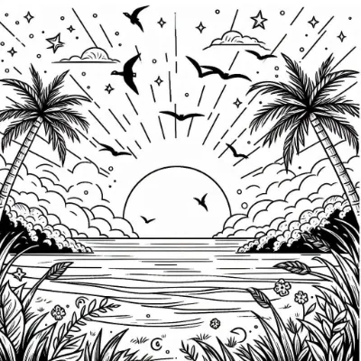 Cảnh Hoàng Hôn Rất Đẹp