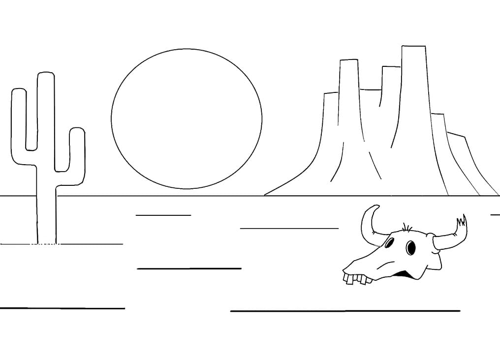 Cảnh Sa Mạc Đơn Giản