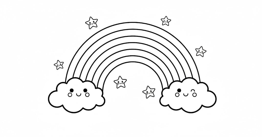 Cầu Vồng Cực Dễ Thương