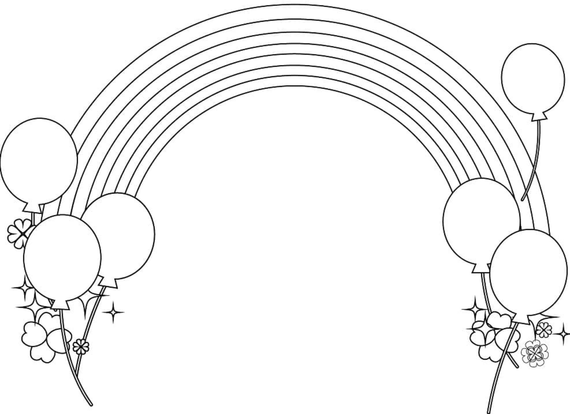 Cầu Vồng Và Bóng Bay