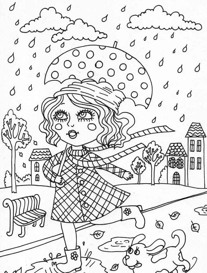 Cô Gái Trong Cơn Mưa Mùa Thu