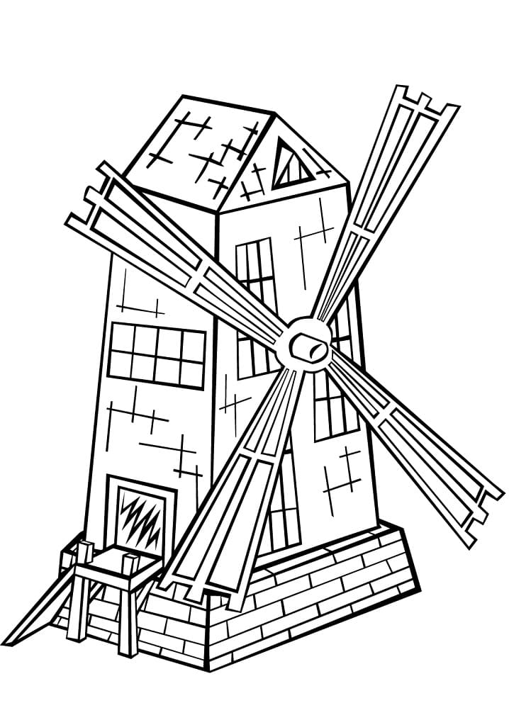 Cối Xay Gió Tập Tô Cho Bé