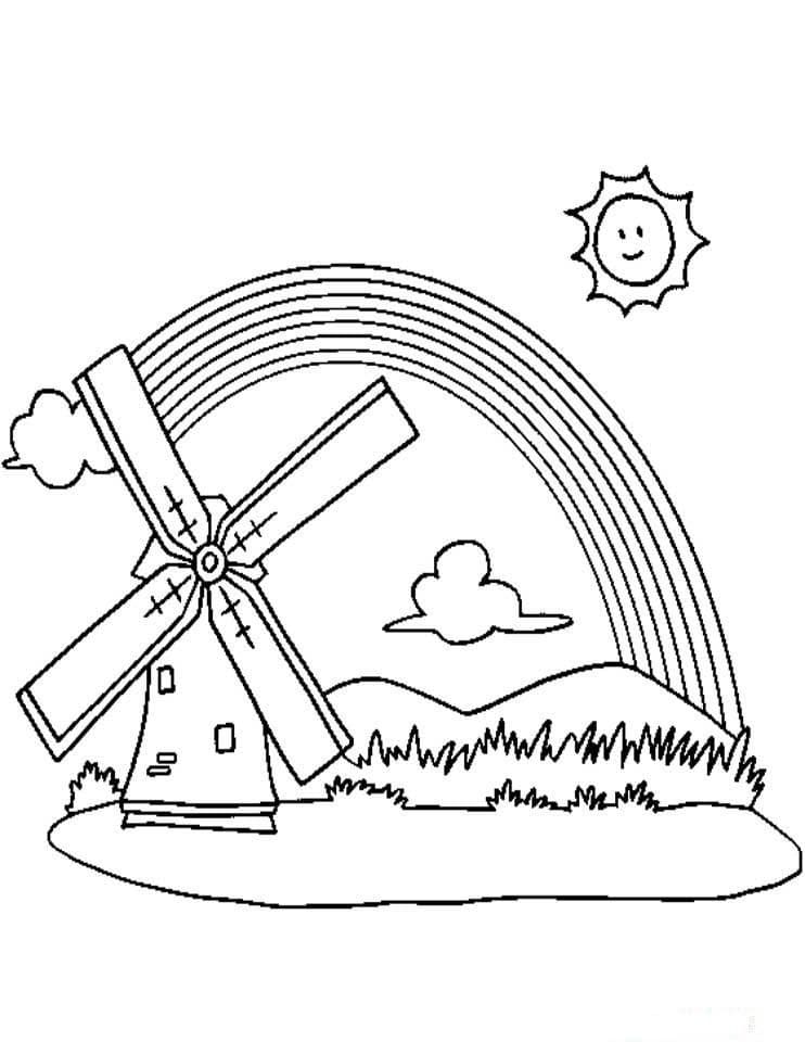 Cối Xay Gió và Cầu Vồng