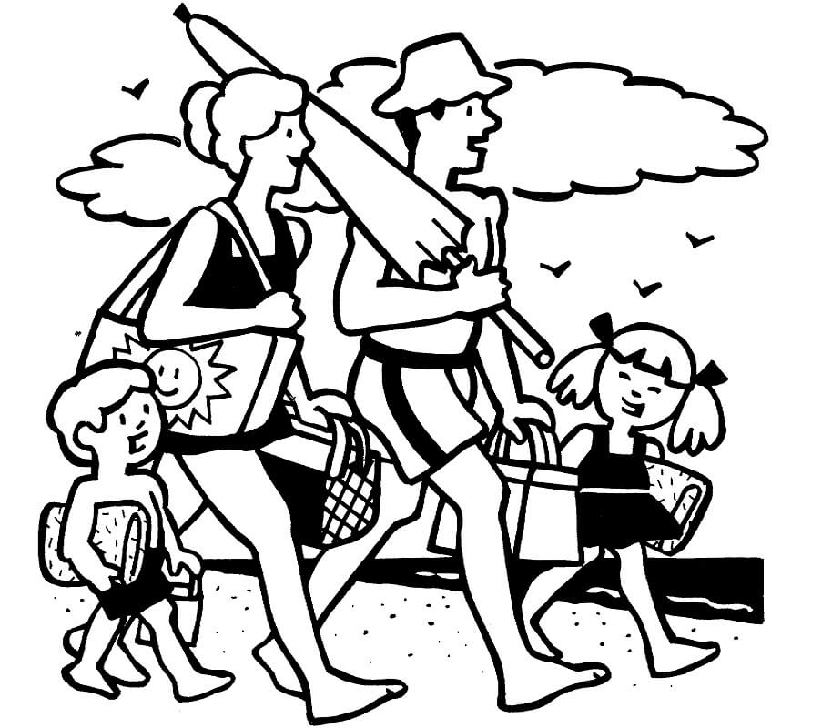 Gia Đình Đi Biển