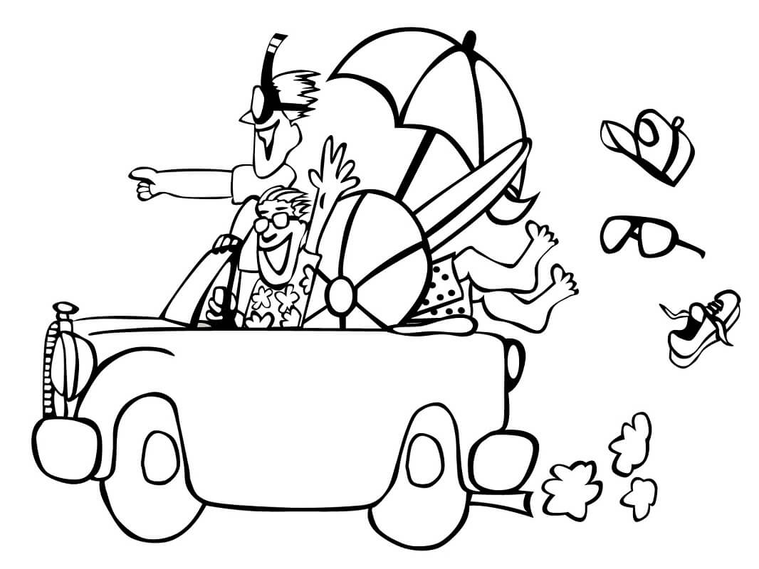 Gia Đình Đi Du Lịch Biển