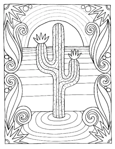 Hoàng Hôn và Cây Xương Rồng