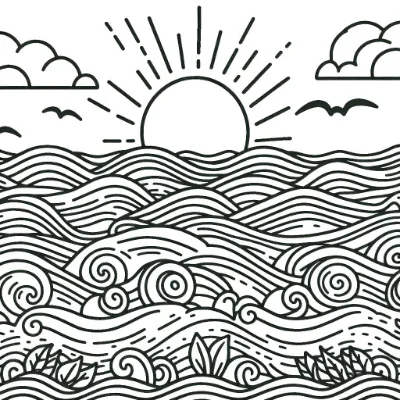 Mặt Trời và Sóng Biển