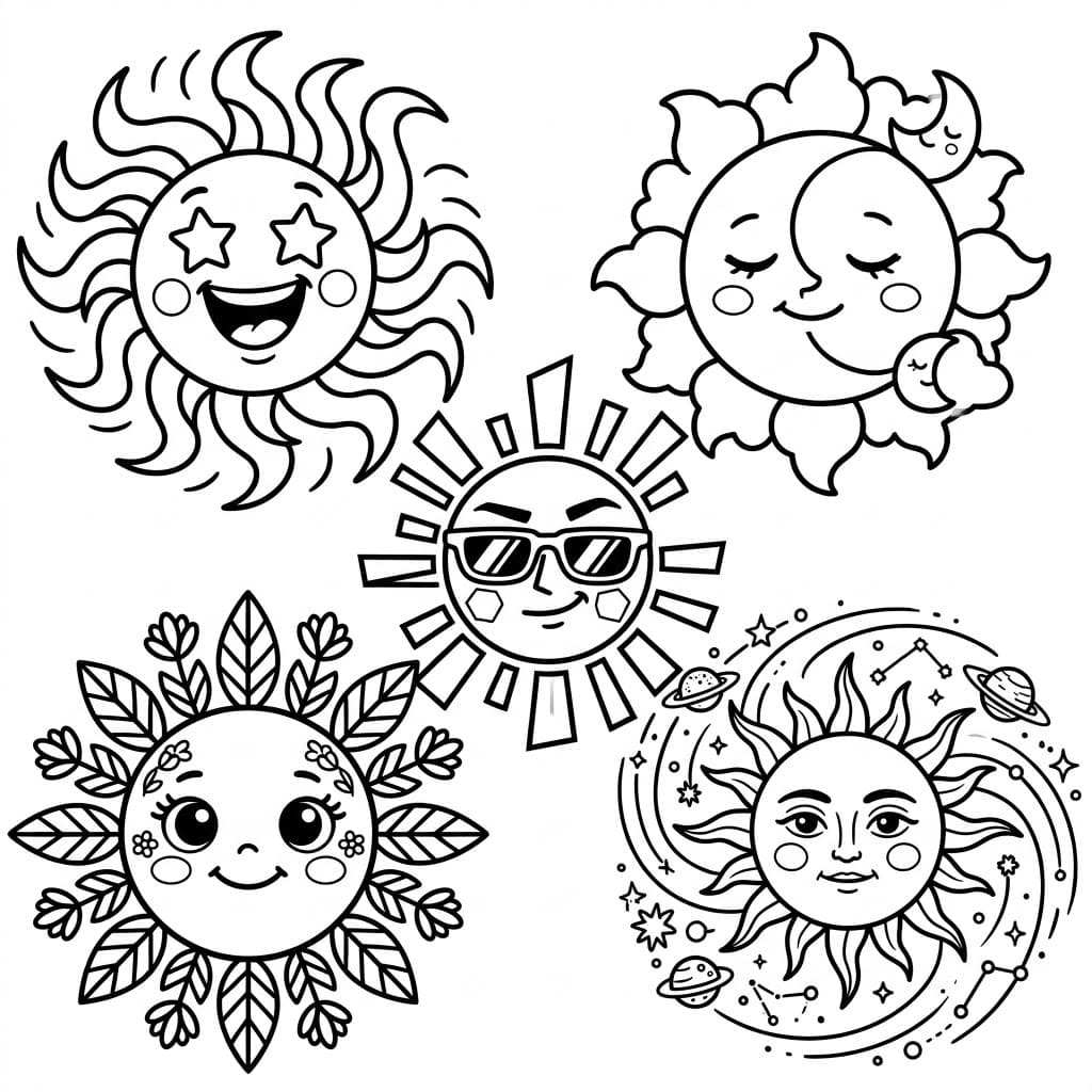 Tô Màu Mặt Trời