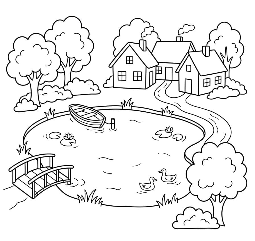 Pond Landscape