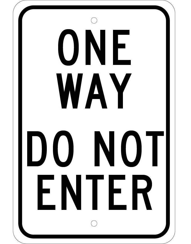 biển báo đường 1 chiều