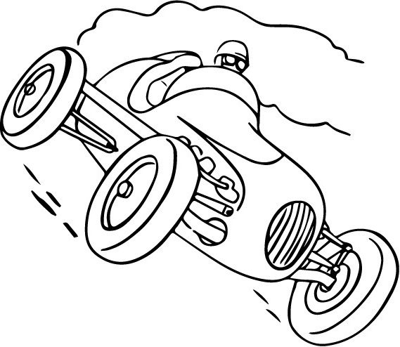 người đàn ông đang đua xe