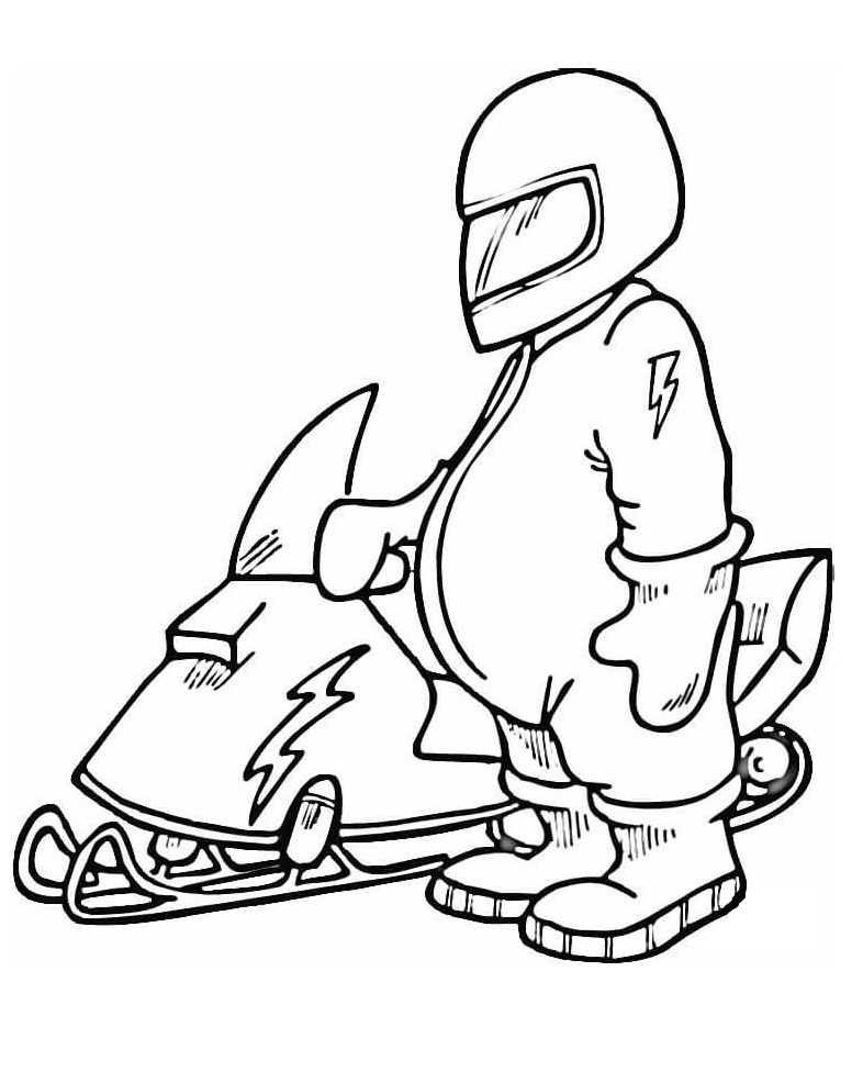 người lái xe trượt tuyết