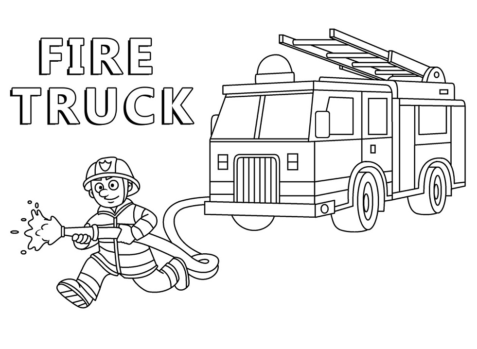 người lính và xe cứu hỏa