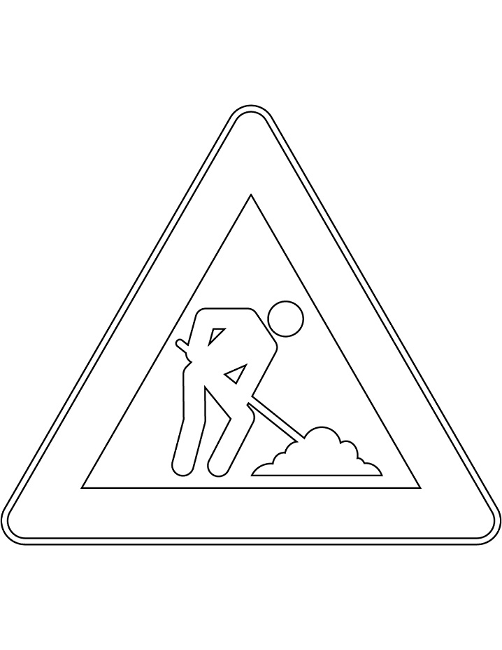 phía trước đang thi công