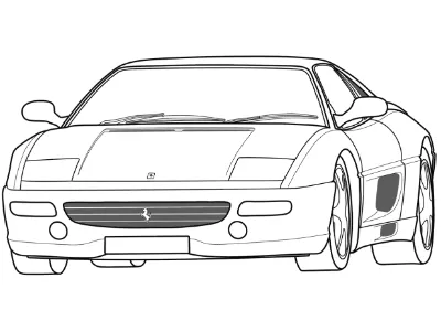 siêu xe ferrari f355