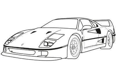 siêu xe ferrari f40