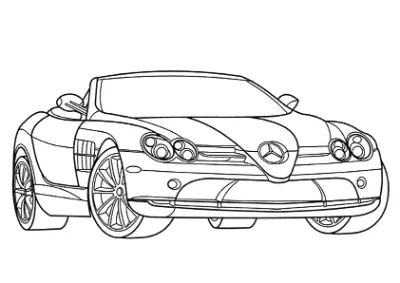 siêu xe mercedes slr mclarren