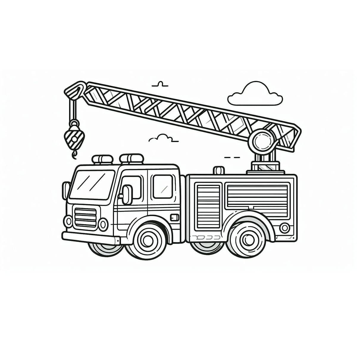 Cần Cẩu Xe Cứu Hỏa