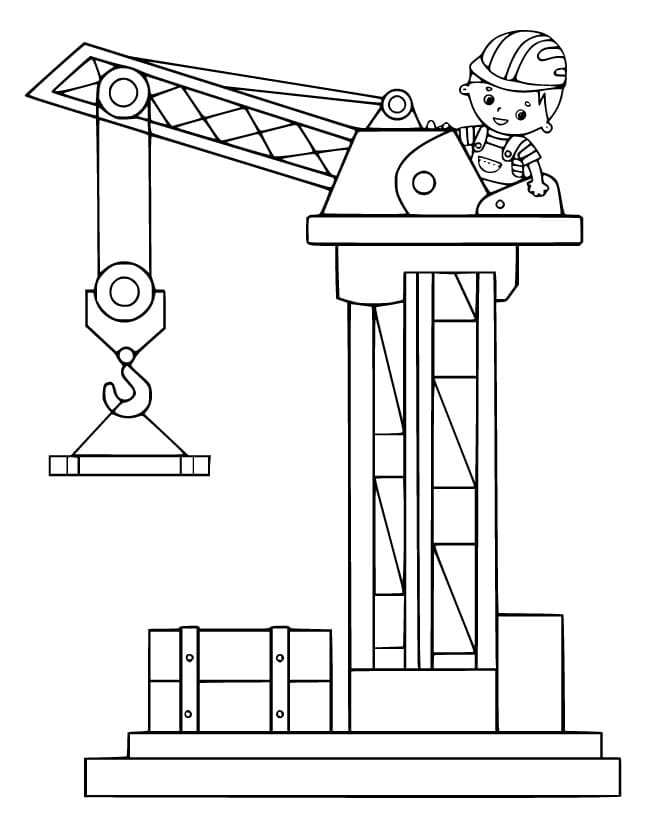 Cậu Bé Lái Cần Cẩu