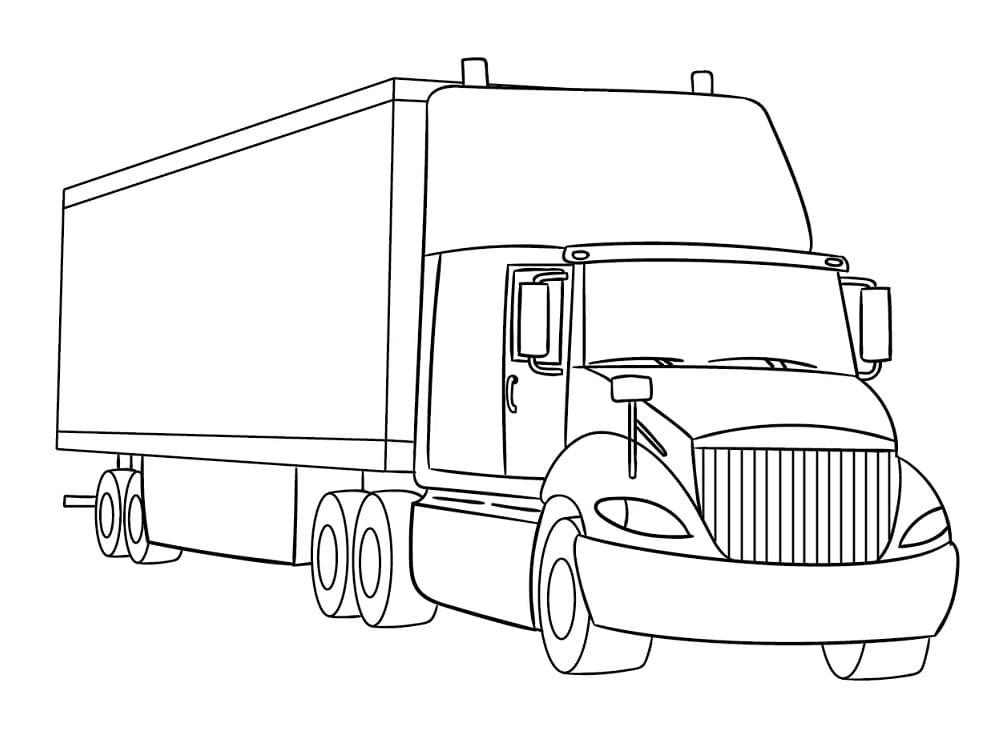 Chiếc Xe Container Đẹp