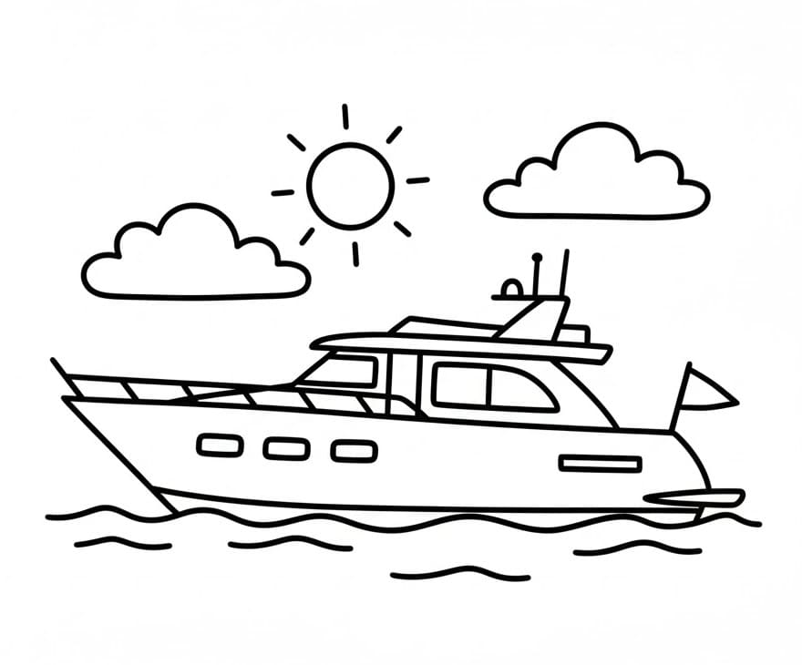 Du Thuyền Trên Mặt Nước