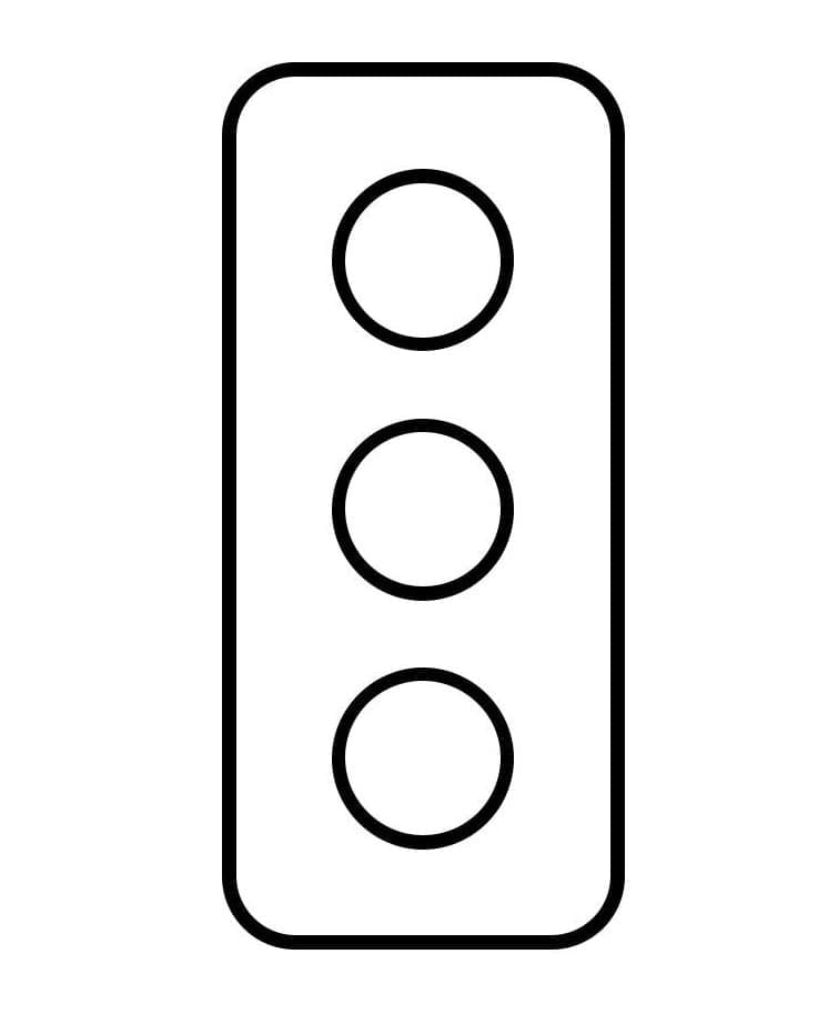 Hình Đèn Giao Thông Đơn Giản