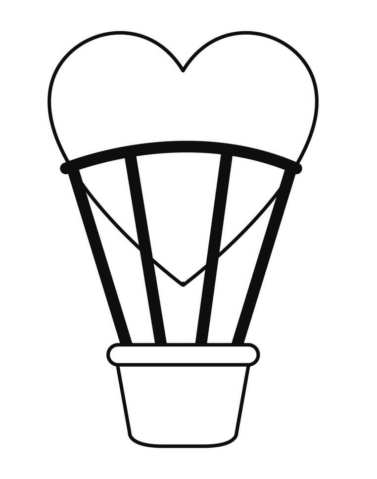 Khinh Khí Cầu Hình Trái Tim