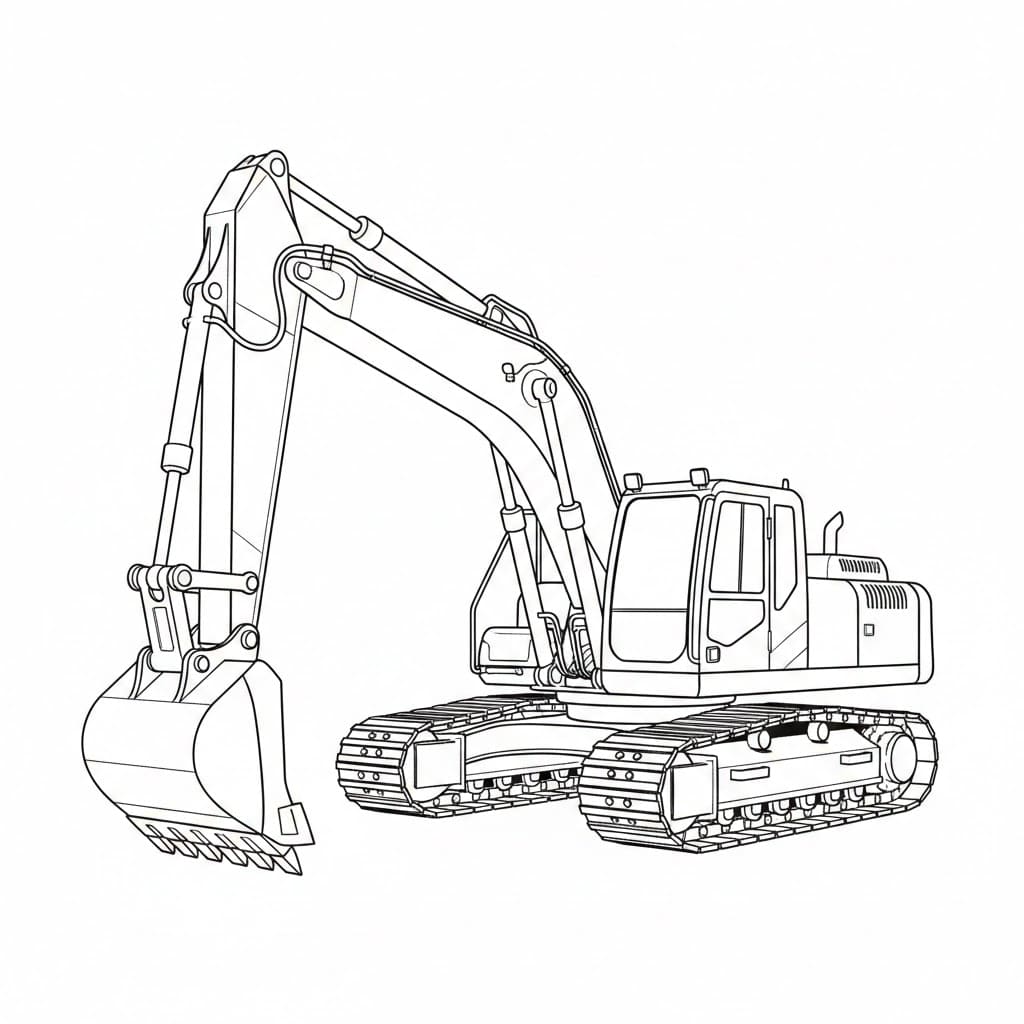 Máy Xúc Công Trình Hạng Nặng