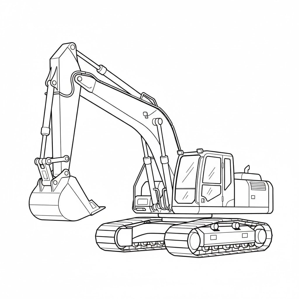 Máy Xúc Công Trường Chuyên Nghiệp